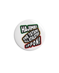 Badge rond blanc