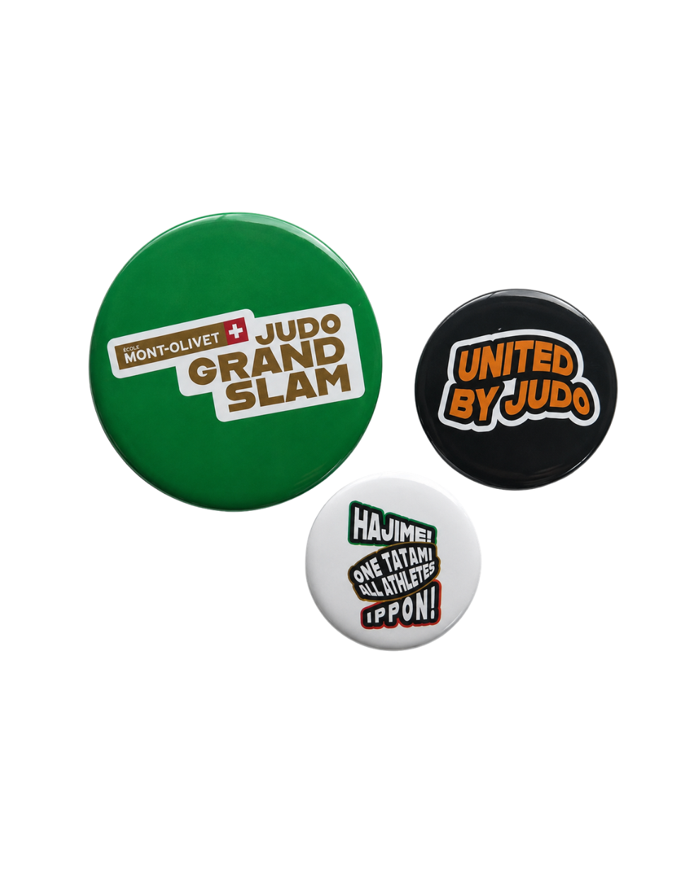 Badge rond vert
