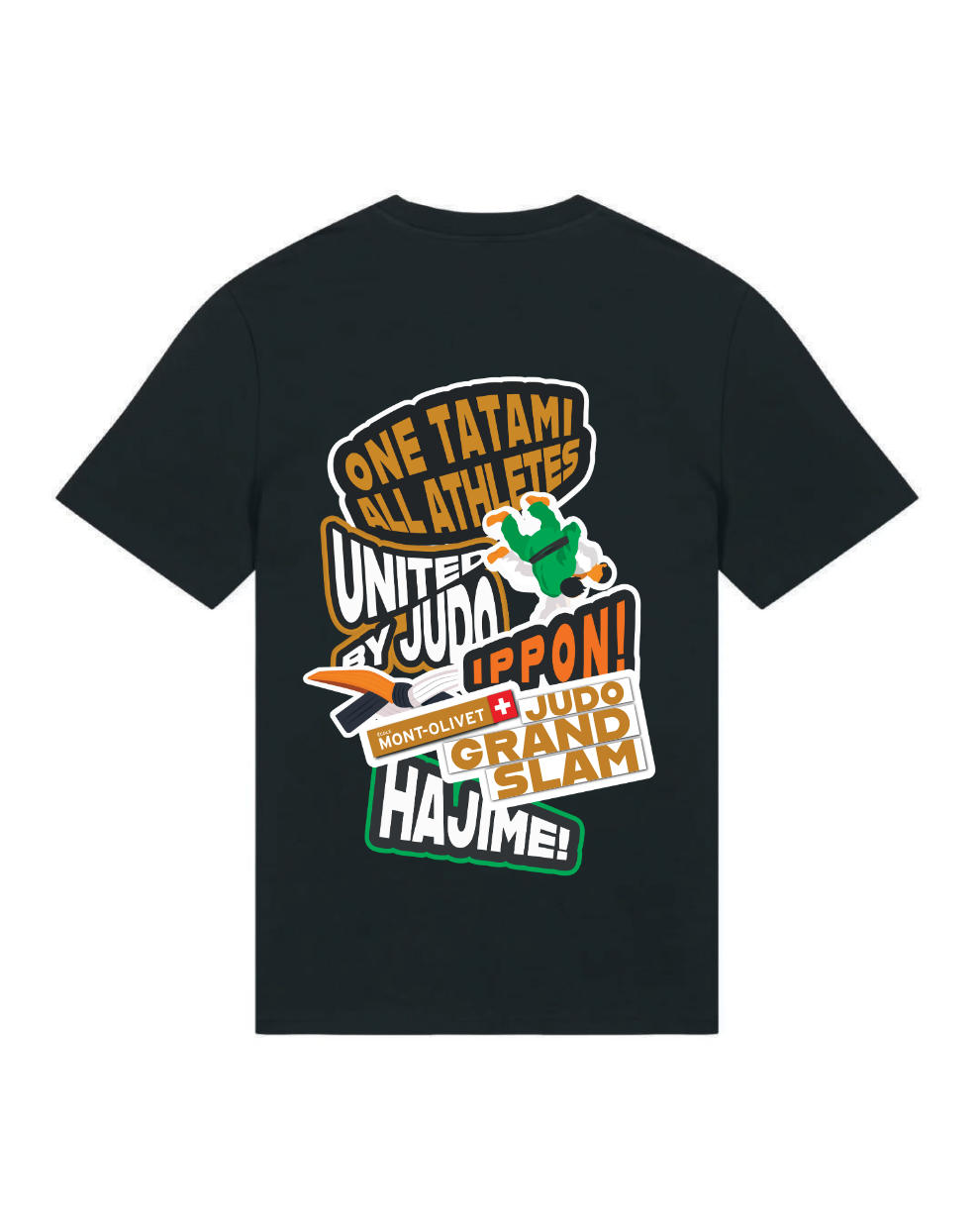 United T-shirt unisexe noir