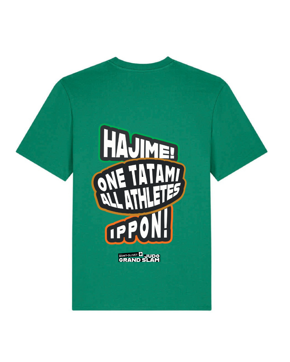 One Tatami T-shirt unisexe vert