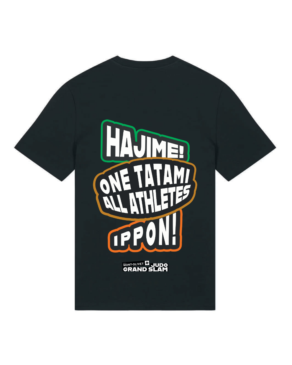 One Tatami T-shirt unisexe noir