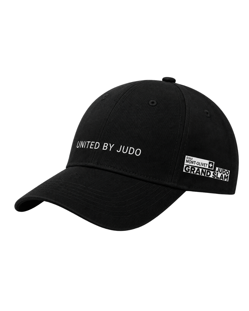 United Casquette adulte noire rubber 3D